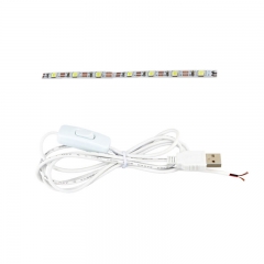 5mm 5V LED Strip Kit ON OFF Switch USB Cable PCB-10