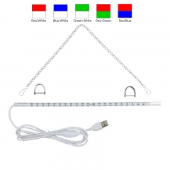 Dual Light Color LED Bar 5V USB Powered for 2 Pieces Acrylic Plate TDL-U6