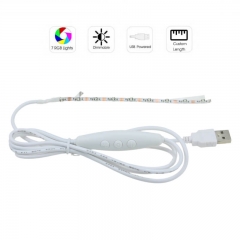 4mm 5V Flexible RGB Lights LED Strip Kit USB Powered PCB-40